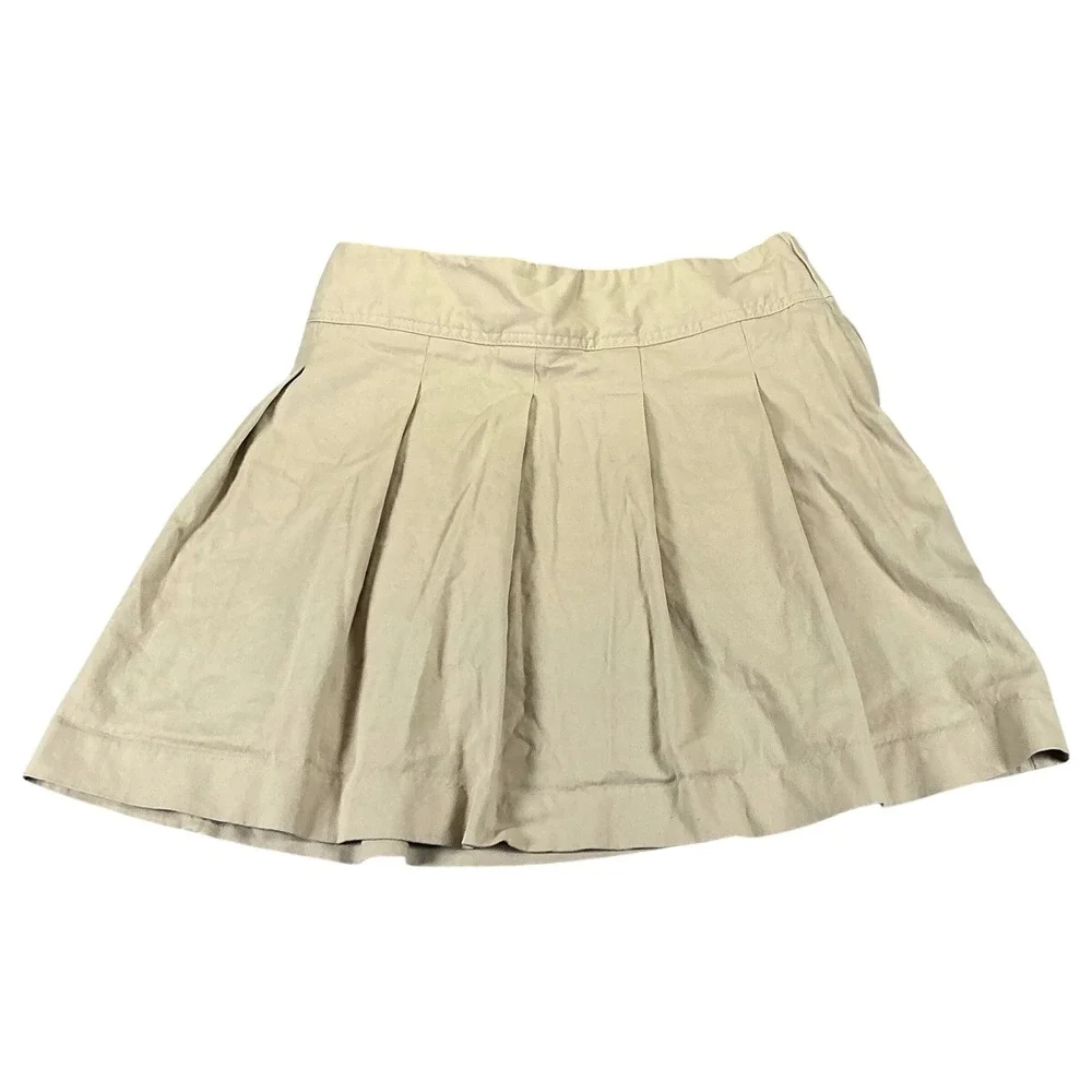 The Children's Place Skort Girls 14 Plus Khaki Pleated School Uniform‎